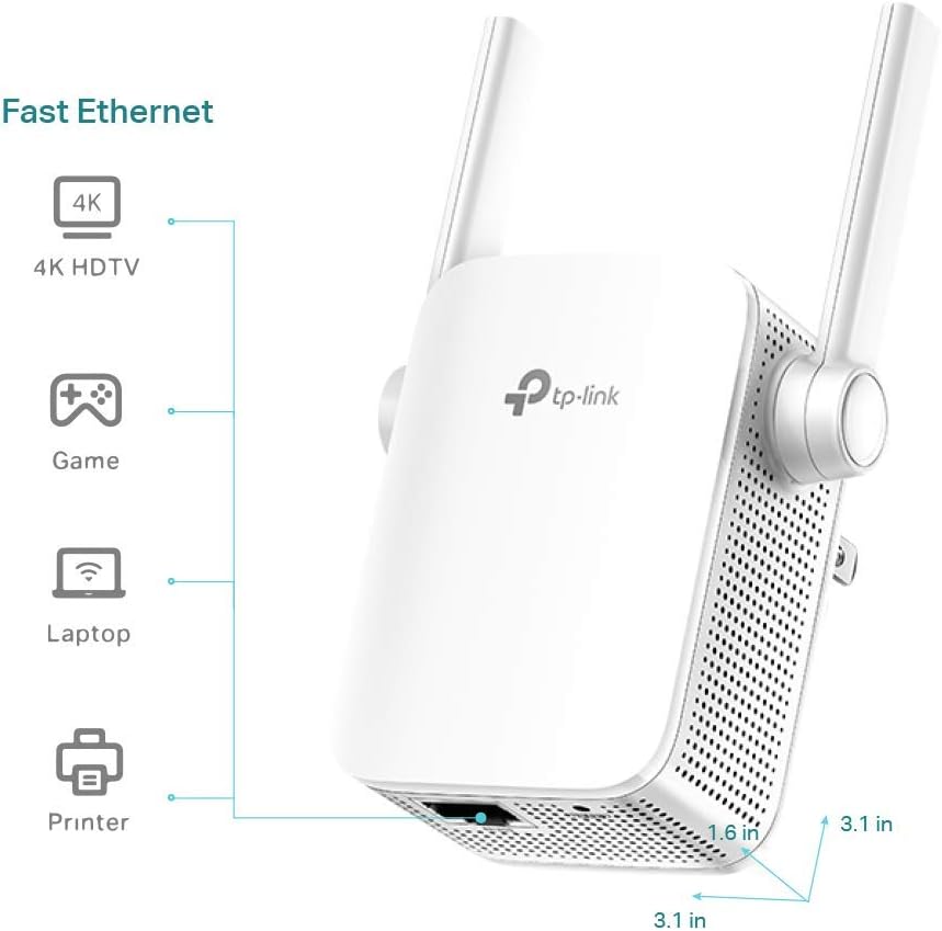 TP-Link ELCM N300 WiFi Extender: RE105, Signal Booster