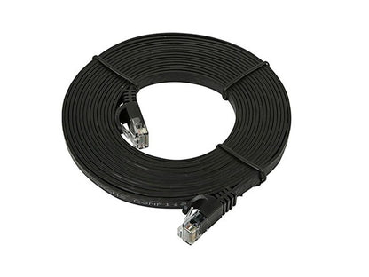 Monoprice 109551 Cat5e Flat Ethernet Cable Black