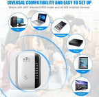 Kalaiee 300Mbps Dual-Mode WiFi Range Extender with Ethernet Port
