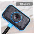 Kisangel Flexible Gooseneck USB Webcam with Built-in Microphone