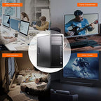 HP Workstation Z240 i7 Desktop - Renewed with WiFi & GT 1030
