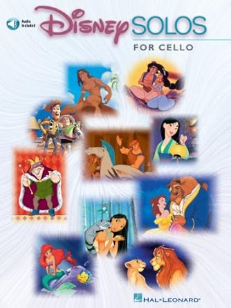 Hal Leonard Disney Solos Cello Book - Online Audio