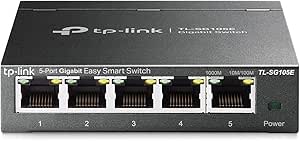 TP-Link TL-SG105E 5-Port Gigabit Smart Switch