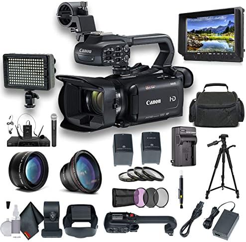 Canon 2217C002 XA15 - Compact Full HD Camcorder Bundle