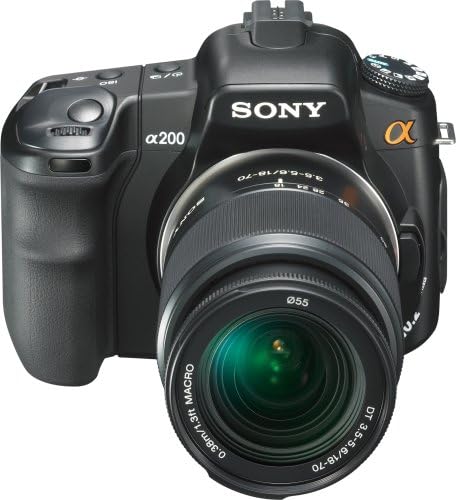 Sony B00125MHVM Alpha A200K DSLR Camera 18-70mm Lens