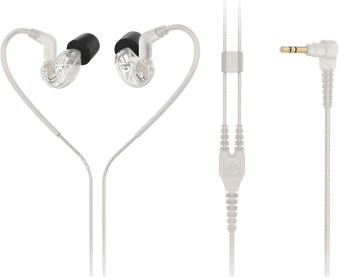 Behringer SD251-CL Studio Monitoring In-Ear Headphones - Clear