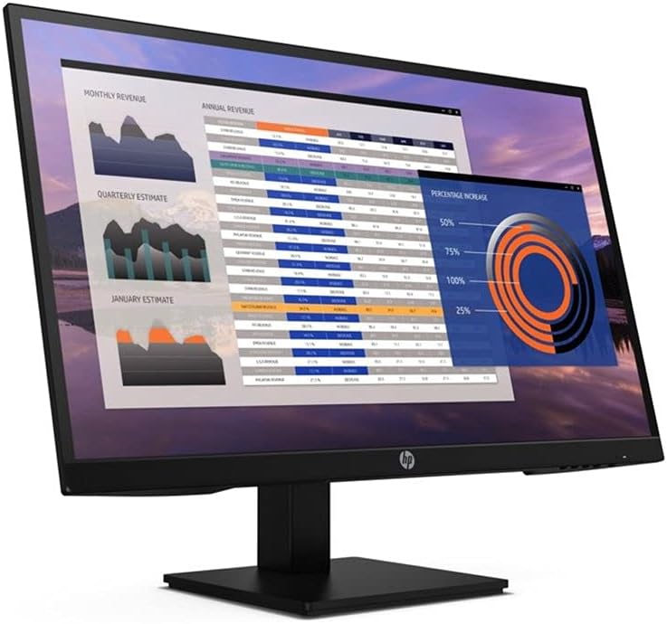 HP P27h G4 27-inch FHD IPS Monitor: Adjustable, Speakers, Renewed
