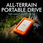 LaCie Rugged USB-C Portable External Hard Drive