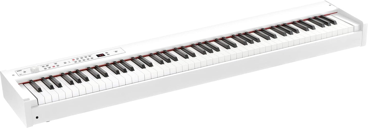 Korg D1-WH - D1 88-key Stage Piano/Controller - White - Weighted Keys