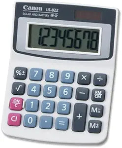 Canon LS-82Z White Handheld Desktop Calculator — main product image