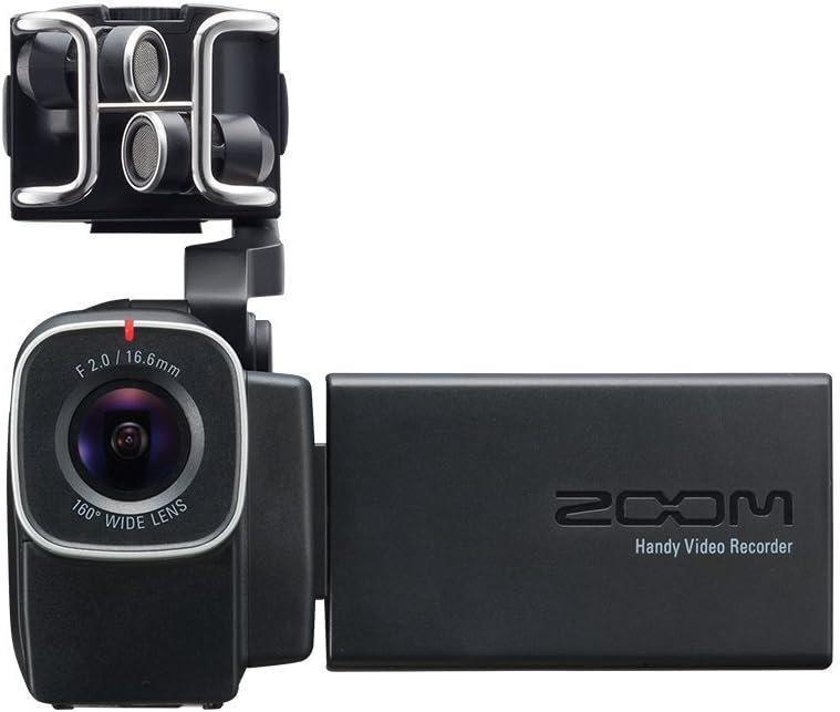 Zoom Q8 Handy Video Recorder Stereo Mics 4-Track Audio Recording