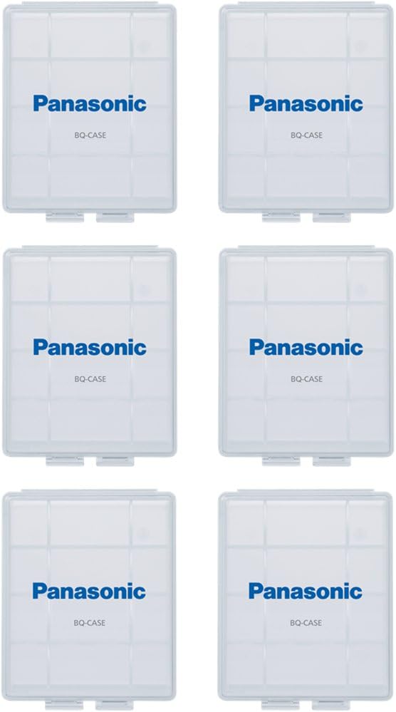Panasonic BQ-CASE6SA AA/AAA Battery Storage Cases - 6 Pack