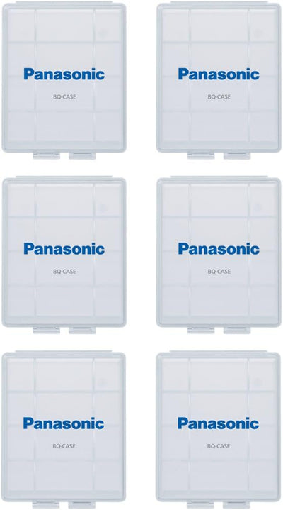 Panasonic BQ-CASE6SA AA/AAA Battery Storage Cases - 6 Pack