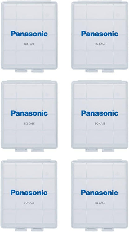 Panasonic BQ-CASE6SA AA/AAA Battery Storage Cases - 6 Pack