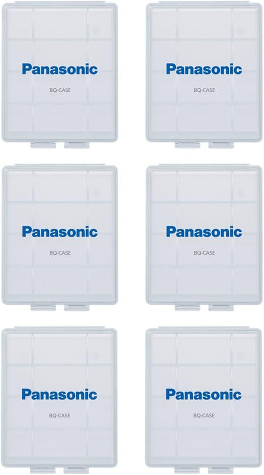 Panasonic BQ-CASE6SA AA/AAA Battery Storage Cases - 6 Pack