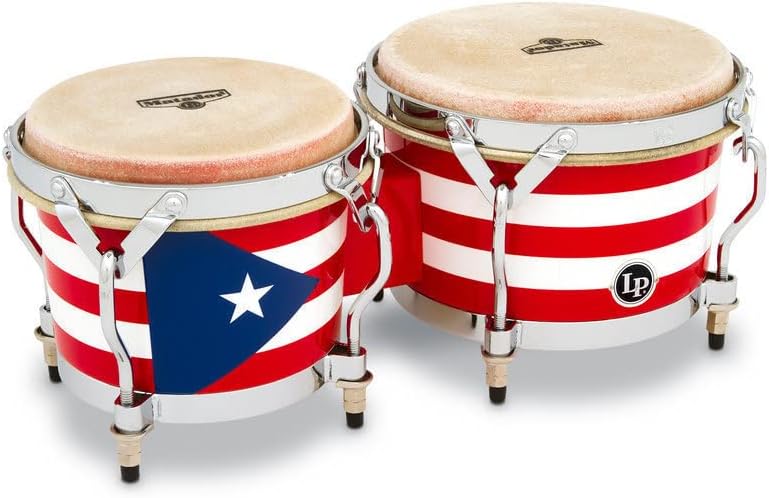 Latin Percussion M201-PR Puerto Rican Wood Bongos — main product image