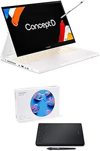 Acer ConceptD 3 Ezel CC314 Creator Laptop Wacom Tablet