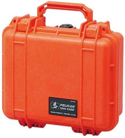 Pelican 1200-001-150 Orange Case - No Foam - Protective