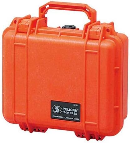 Pelican 1200-001-150 Orange Case - No Foam - Protective