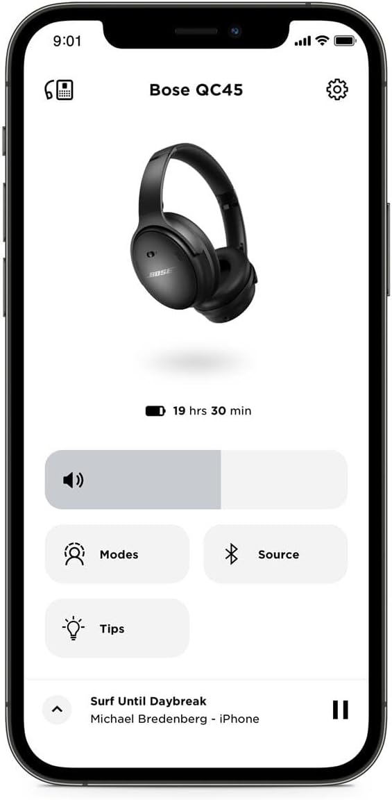 Bose 866724-0100 QuietComfort 45 Wireless Noise Cancelling Headphones