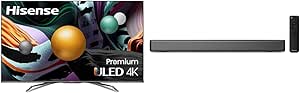 Hisense ULED 55U8G 4K Android TV & HS214 Sound Bar