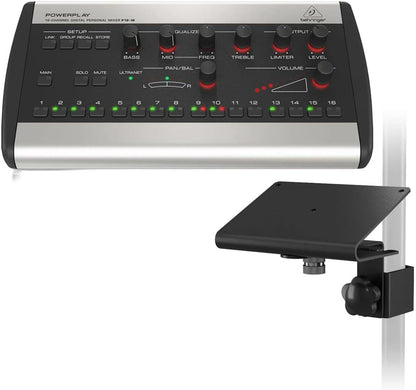 Behringer P16-M Powerplay 16-Channel Digital Mixer Bundle