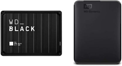Western Digital WDBA2W0020BBK-WESN WD_Black 2TB P10 Game Drive Bundle