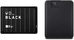 Western Digital WD_Black P10 2TB Game Drive & 2TB Elements Bundle
