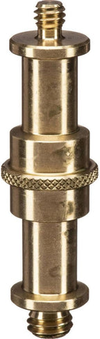 Manfrotto 013 Double End Stud Adapter Brass Construction
