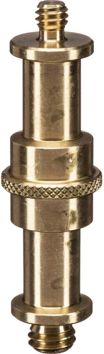 Manfrotto 013 Double End Stud Adapter Brass Construction