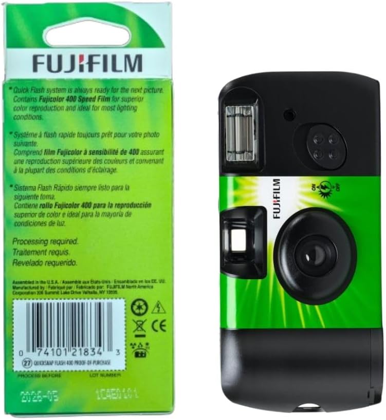 Fujifilm QuickSnap Flash 400 35mm Disposable Camera 6-Pack