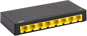 Monoprice 41713 8-Port Gigabit Ethernet Unmanaged Switch — main product image