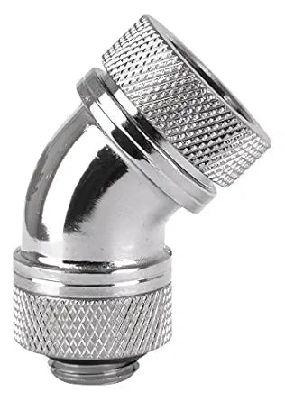 Thermaltake CL-W096-CA00SL-A 16mm 45-Degree Chrome Fitting