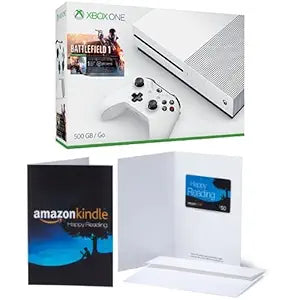 Microsoft Xbox One S 500GB Bundle - Battlefield 1 + $50 Gift Card