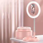 BFKRYP Portable Fill Light with Folding Telescopic Stand