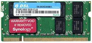 Synology RAM 2G: DDR2 800 Memory Module, NAS Server Upgrade