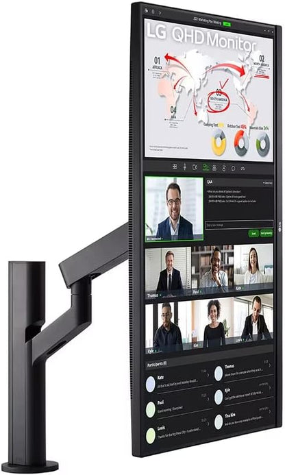 LG 32BP88Q-B 32" QHD IPS Ergo USB-C Monitor