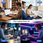 NIMO Ryzen 7 7735HS 15.6-Inch FHD Traditional Laptop