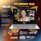 ASUS Vivobook S16 Copilot+ Touchscreen Business Laptop