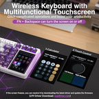 Aula L99 Wireless Mechanical Keyboard with Smart Touch Screen