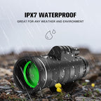 YEGASS 40x60 Waterproof Monocular Telescope with Phone Adapter