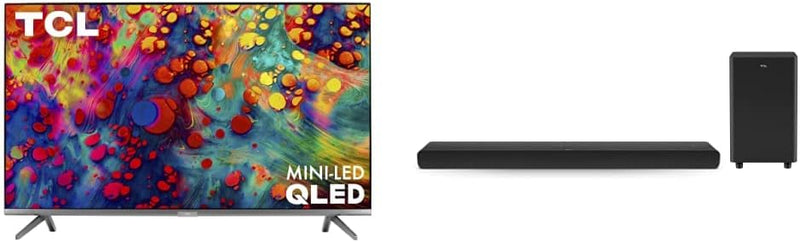 TCL 6 Series 55R635 55-Inch 4K UHD QLED Roku Smart TV + Alto 8 Plus Sound Bar — main product image