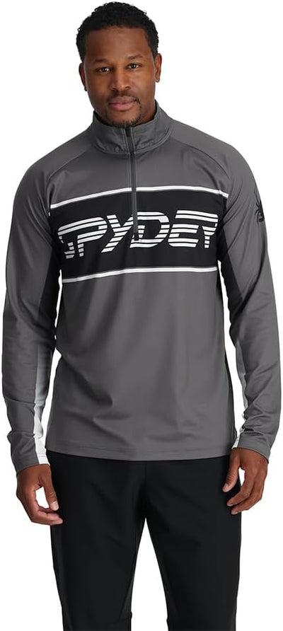 Spyder 38A125314 Men's Paramount Zip T-Neck Mid-Layer