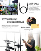 Roland AUS-TD-07KV-COMBO-DLX V-Drums Electronic Drum Set Bundle