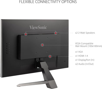 ViewSonic VX2467-MHD 24 Inch 1080p 100Hz Gaming Monitor