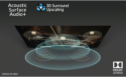 Sony E94SNXR55A80K 55" 4K OLED Smart TV Bundle