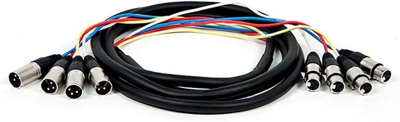 Monoprice 108765 4-Channel XLR Male to Female Snake Cable - 10ft — main product image