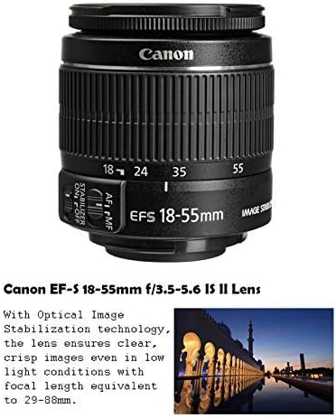 Canon EOS 2000D Rebel T7 DSLR Camera Bundle (Renewed)