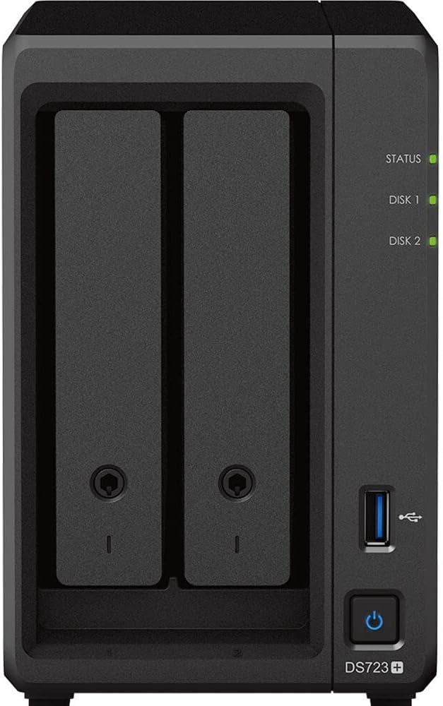 Synology DS723+ Ryzen 8TB SSD NAS Server