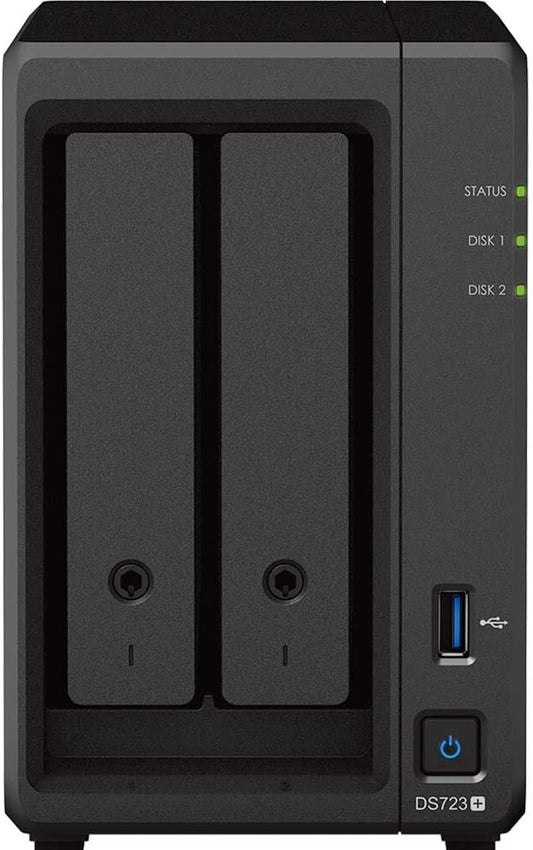 Synology DS723+ Ryzen 8TB SSD NAS Server